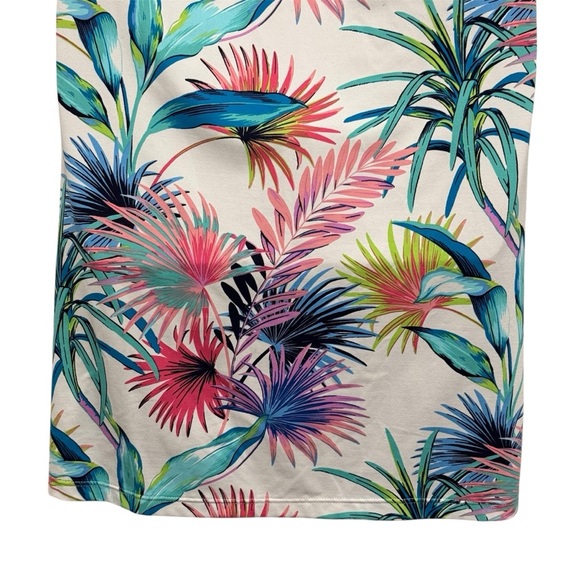 Tommy Bahama Floral Swim Dress Size M UPF 50 Fronds Ferdinan Off-The-Shoulder - Picture 7 of 9